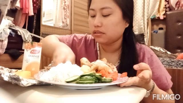 [MUKBANG]PRETONG MANOK SA OLIVE OIL  WITH WHTE RICE[vlog43]