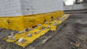 Стройка дома - 64. Консервация дома из газоблока на зиму.