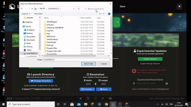 How to reset Lunar Client Launch Directory смотреть онлайн