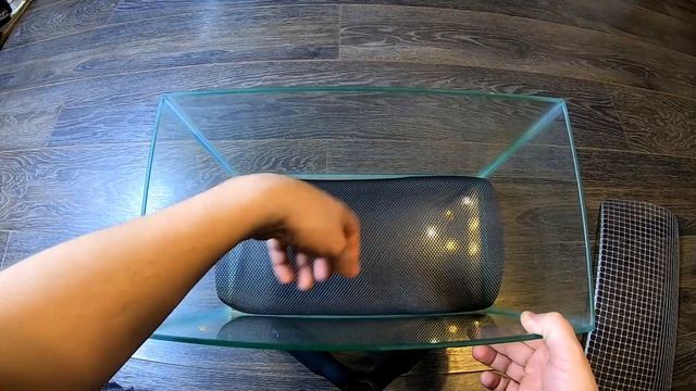 Сетка для нереста мелкой и крупной рыбешки. Нерест барбусов GloFish на новой сетке.