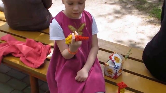 Баранкин.рф - Игра ребенка с Набором Головоломка из конструктора Фанкластик смотреть онлайн