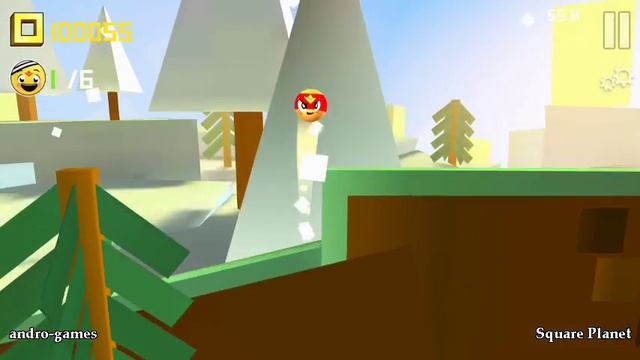Square Planet (by Majaka Corporation) - platformer for android and iOS - gameplay. смотреть онлайн