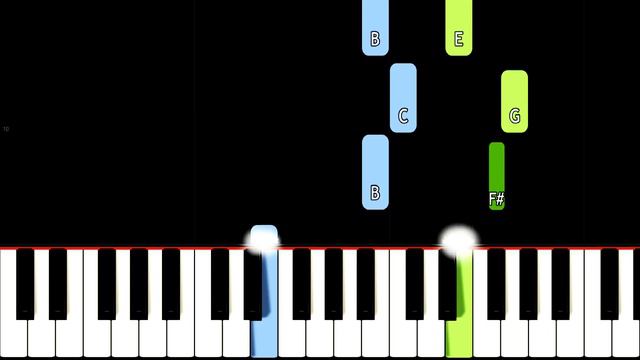 Garten of Banban Open Door - EASY Piano Tutorial смотреть онлайн