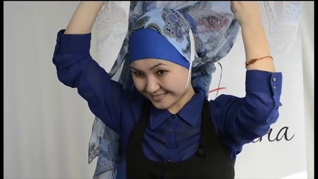 Как завязать платок по мусульмански смотреть онлайн