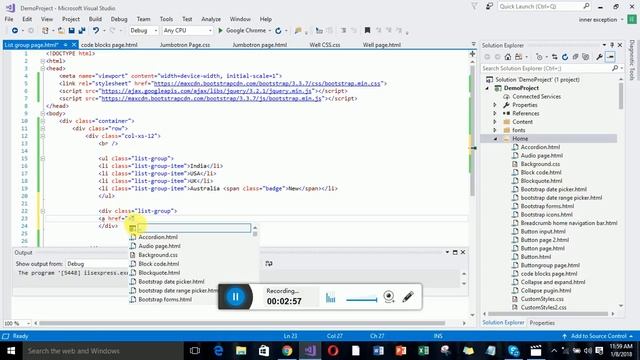 How to use list group in bootstrap - learn bootstrap in urdu смотреть онлайн