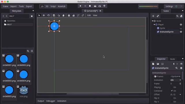 How to use AnimatedSprite in Godot смотреть онлайн