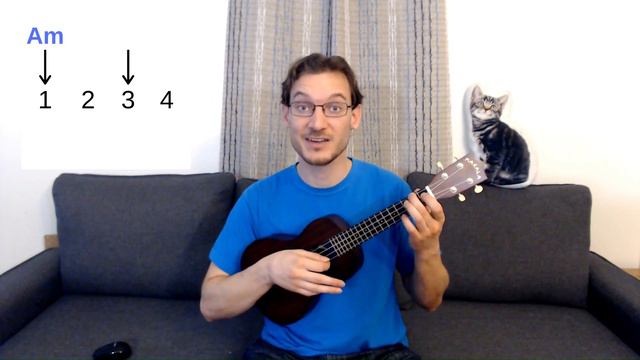 Strumming and Counting! Beginner Ukulele Lesson - Help you Sing while Strumming! смотреть онлайн