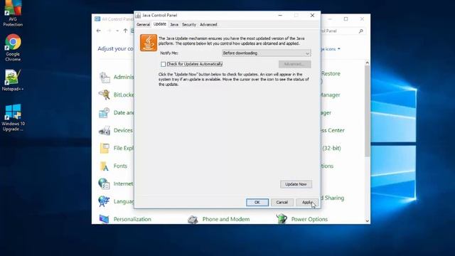 How to disable Java update using the Windows Registry | Turn off Java update notification in Window смотреть онлайн