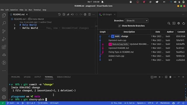 Git cherry-pick (Arabic) смотреть онлайн
