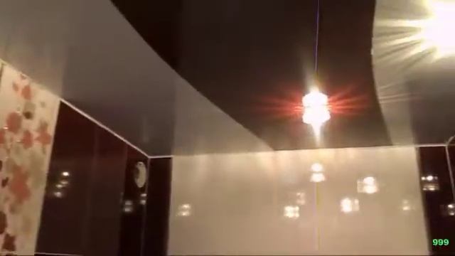 ДИЗАЙН ВАННОЙ КОМНАТЫ / Натяжной потолок в ванной / Bathroom design смотреть онлайн