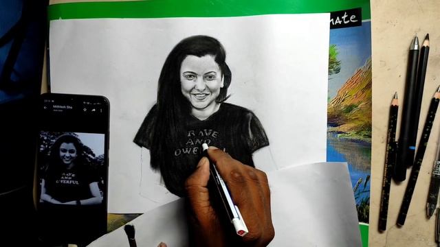 Meet Up !"taste of siliguri" | Preeti singh and Pradip sahani | New sketch art @mitleshart2.0 смотреть онлайн
