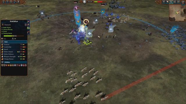 Kairos and His Mutalith Pet - Land Battles - Total War Warhammer 3 Multiplayer смотреть онлайн