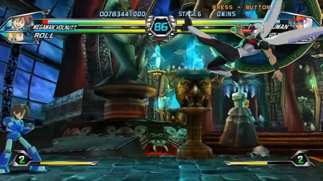 Tatsunoko vs Capcom Ultimate All-Stars Mega Man Volnutt & Roll Gameplay (Arcade Mode) Ep3 смотреть онлайн