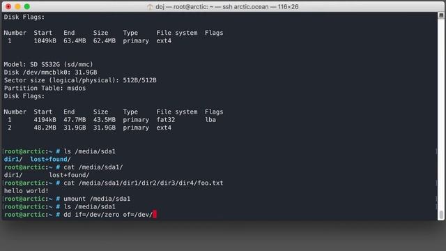Linux dd - wipe a disk with /dev/zero смотреть онлайн