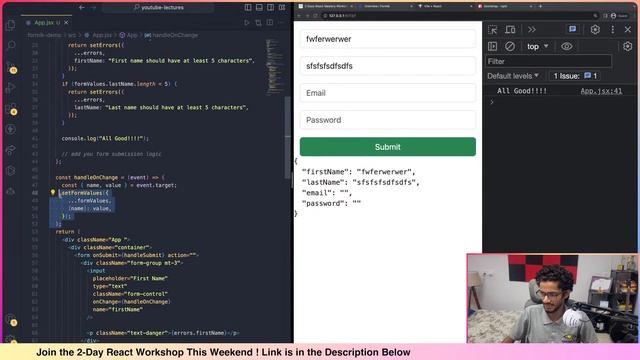 ? Hands-On React and Formik: Building Dynamic Forms ? смотреть онлайн