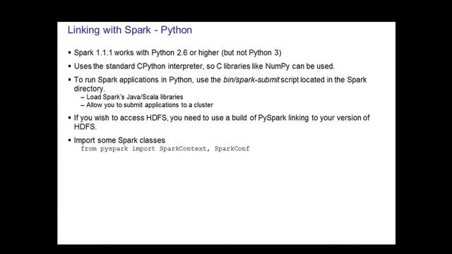 Application Programing in Apache Spark- Chapter 7 смотреть онлайн