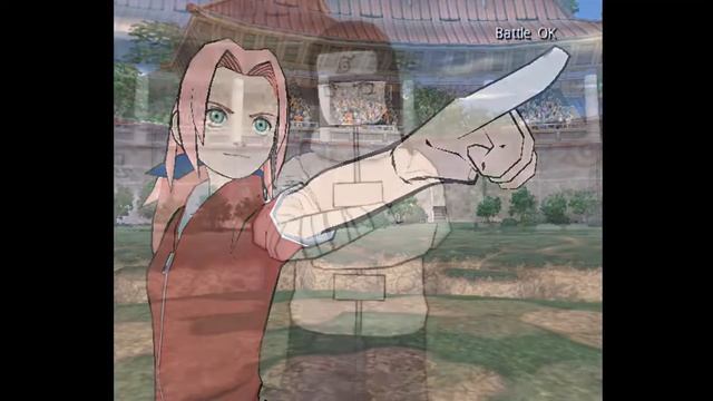 Naruto: Clash of Ninja 2 (One player mod) - Sakura Haruno Long Hair смотреть онлайн