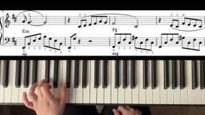 Эта женщина в окне Красиво на ПИАНИНО