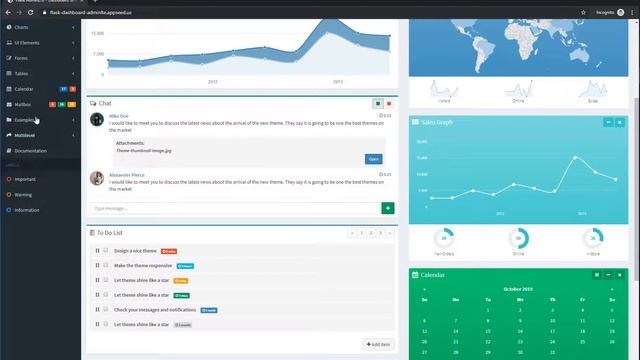 Flask Dashboard AdminLTE - Open-Source Dashboard | AppSeed смотреть онлайн