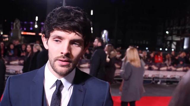 Colin Morgan At The Testament Of Youth Premiere.