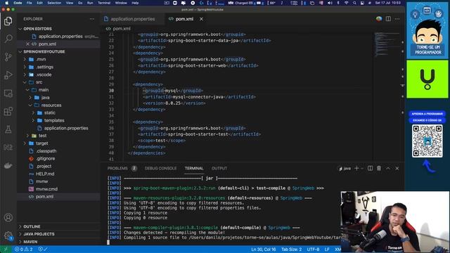 Iniciando com SpringBoot Web - TORNE-SE UM PROGRAMADOR смотреть онлайн
