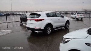 Защита порогов Kia Sportage