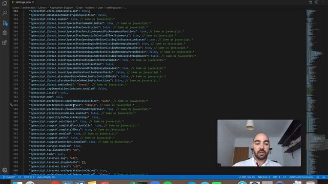VS Code Setting: typescript.* смотреть онлайн