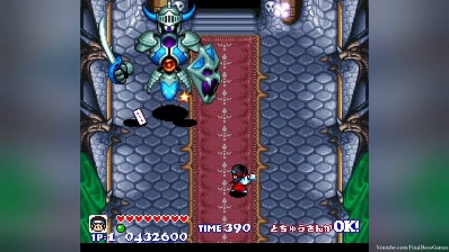Kiki Kaikai Nazo no Kuro Manto - All Bosses (Snes) смотреть онлайн