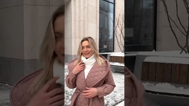 Объемный стеганый пуховик от Elema смотреть онлайн