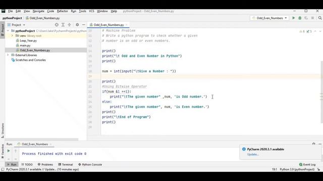 Odd and Even Number in Python смотреть онлайн