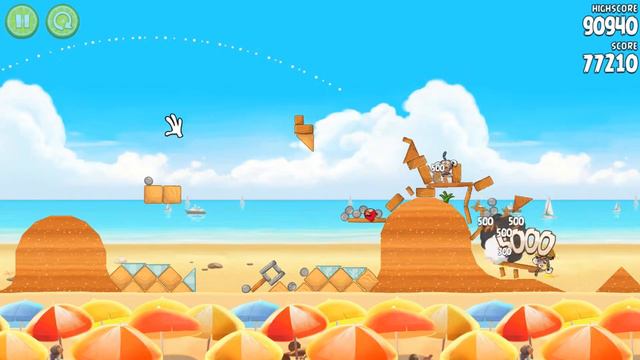 Angry Birds Rio 3 этап 26 - 30 уровень. Злые птички Рио. Прохождение, обзор смотреть онлайн