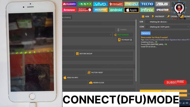 iPhone 6s Plus icloud Bypass (ios15.7) unlock easy / icloud bypass / icloud unlock via Unlock Tool смотреть онлайн