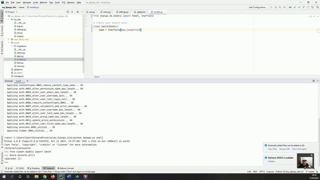 Python Django Tutorial: 4 - ORM смотреть онлайн