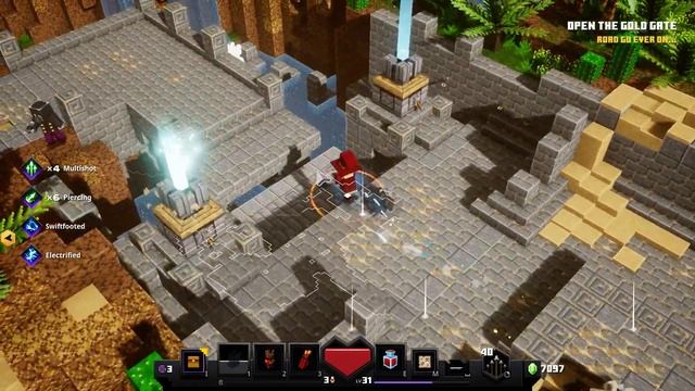 Find the Golden Key Minecraft Dungeons смотреть онлайн