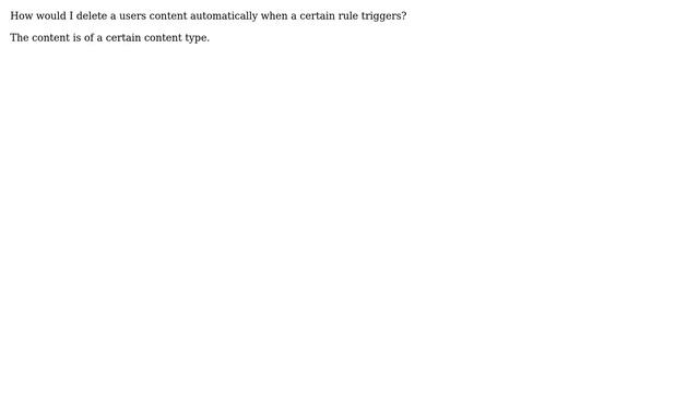 Drupal: How to delete a node/nodes created by a user with rules? смотреть онлайн