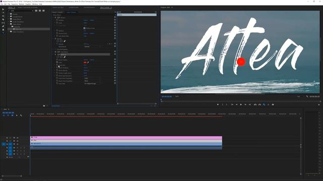 Write-On Text Effect in Adobe Premiere Pro -Tutorial смотреть онлайн