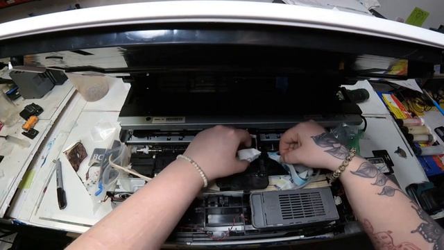 Remove & Install FFC Cables In Epson ET-8550 EcoTank