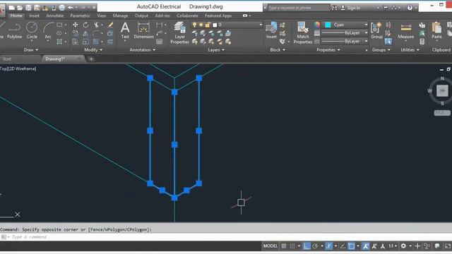 How to create a isometric view in AutoCAD. смотреть онлайн