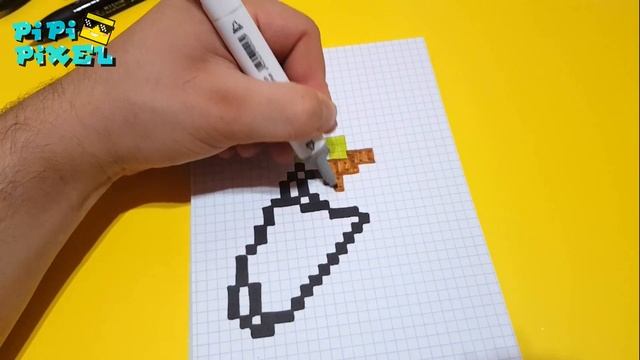 ШАУРМА ПО КЛЕТОЧКАМ ! РИСУНКИ ПО КЛЕТОЧКАМ ! PIXEL ART смотреть онлайн