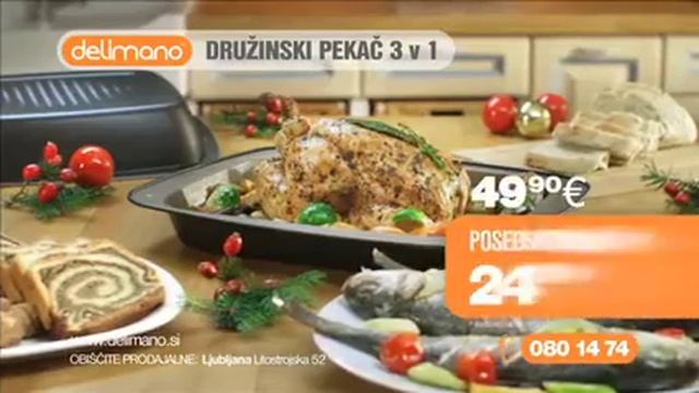 Delimano družinski pekač 3v1 Akcija -50% za 24,95 € смотреть онлайн