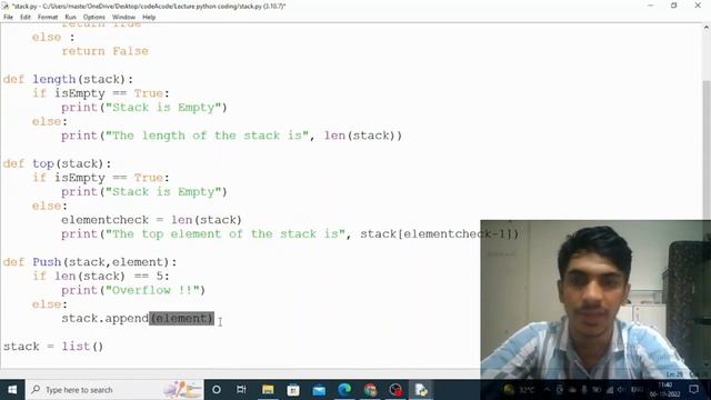 Stack In Python || Data Structure || Himmat Batch || CodeFreak смотреть онлайн