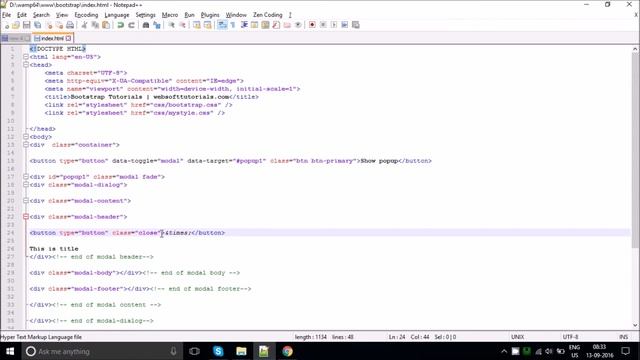 Bootstrap Tutorials in Hindi/urdu - 16 - Modals in Bootstrap (Popup boxes) смотреть онлайн