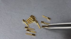 Стоматологические штифты анкерные латунные позолоченные М3. Стома-Лэнд