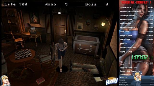 Worlds First World Record Speedrun RE3 Lord of Necropolis BEST ENDING No deaths no saves -2:05:21 смотреть онлайн