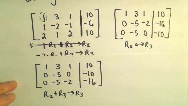 ❖ Using Gauss-Jordan to Solve a System of Three Linear Equations - Example 1 ❖ смотреть онлайн
