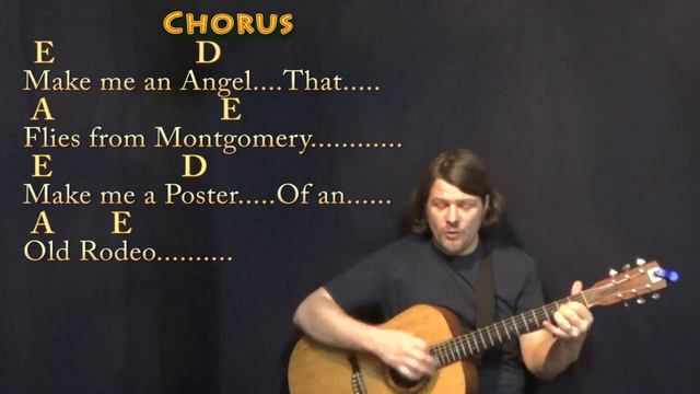 Angel From Montgomery (Bonnie Raitt) Guitar Cover Lesson in E with Chords/Lyrics смотреть онлайн