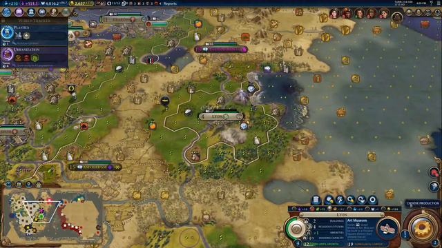 Civilization VI [Deity] Nubians Ep 25: Discovering New Land смотреть онлайн