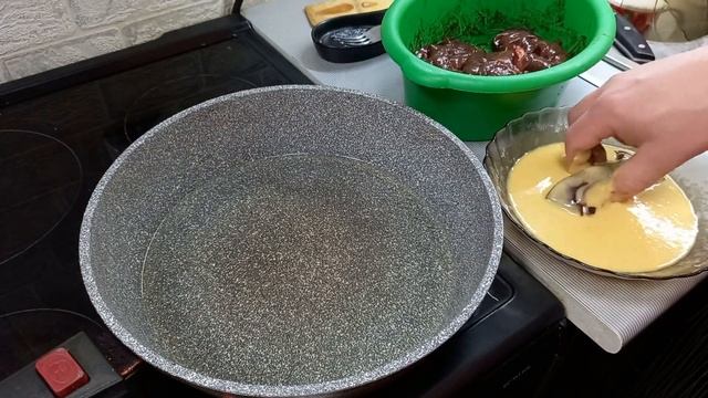 Жареная печень в кляре.