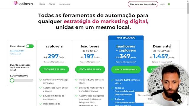 Como se Cadastrar na Leadlovers - LEADLOVERS Tutorial [Aula 2] смотреть онлайн
