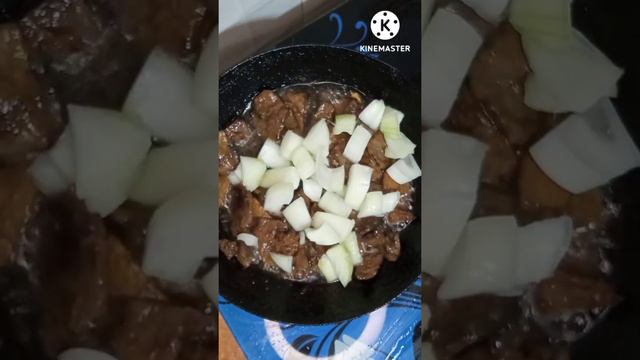 Вкуснейшее мясо на жаровне с овощами. смотреть онлайн